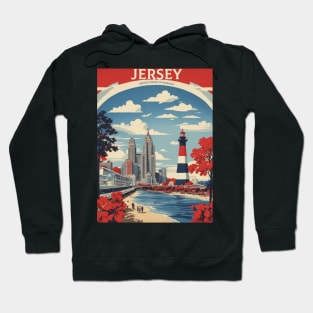 New Jersey United States of America Tourism Vintage Poster Hoodie